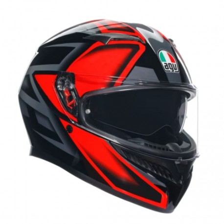 AGV K-3 Compound Negro Rojo