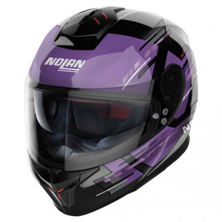 Nolan N80-8 Meteor Negro Purpura