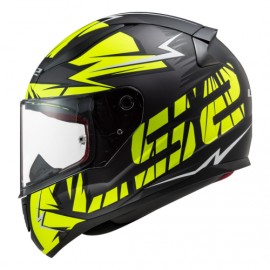 Casco LS2 Rapid Cromo Ngo Ama Fluo Mate FF353