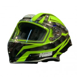 Casco NOSS-801Obsidiana Negro Amarillo