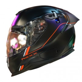 Nexx SX100R Frenetic Red Black Mate