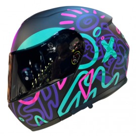 Shaft 3910 Art Matt Black Purple Vis Smoke