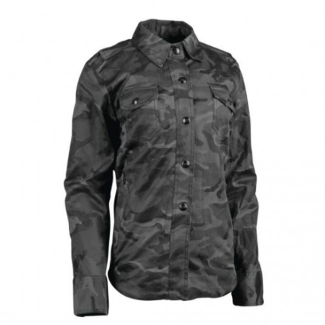 Camisa SS Speed Society Camo Dama