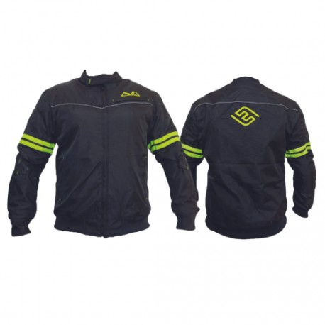 Chamarra Fassed Ava II Negro Amarillo