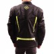 Chamarra Fassed Pro-X Negro Verde Gris