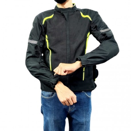 Chamarra Sm Meshtec Racewear Black Neon