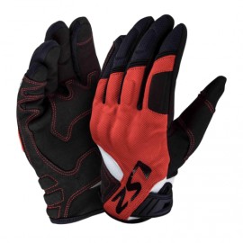 Guantes LS2 Silva Negro Rojo